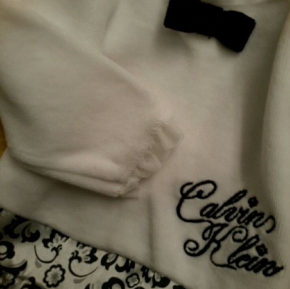 Calvin Klein Dress (Black/White) L-6 - Picture 4 of 7